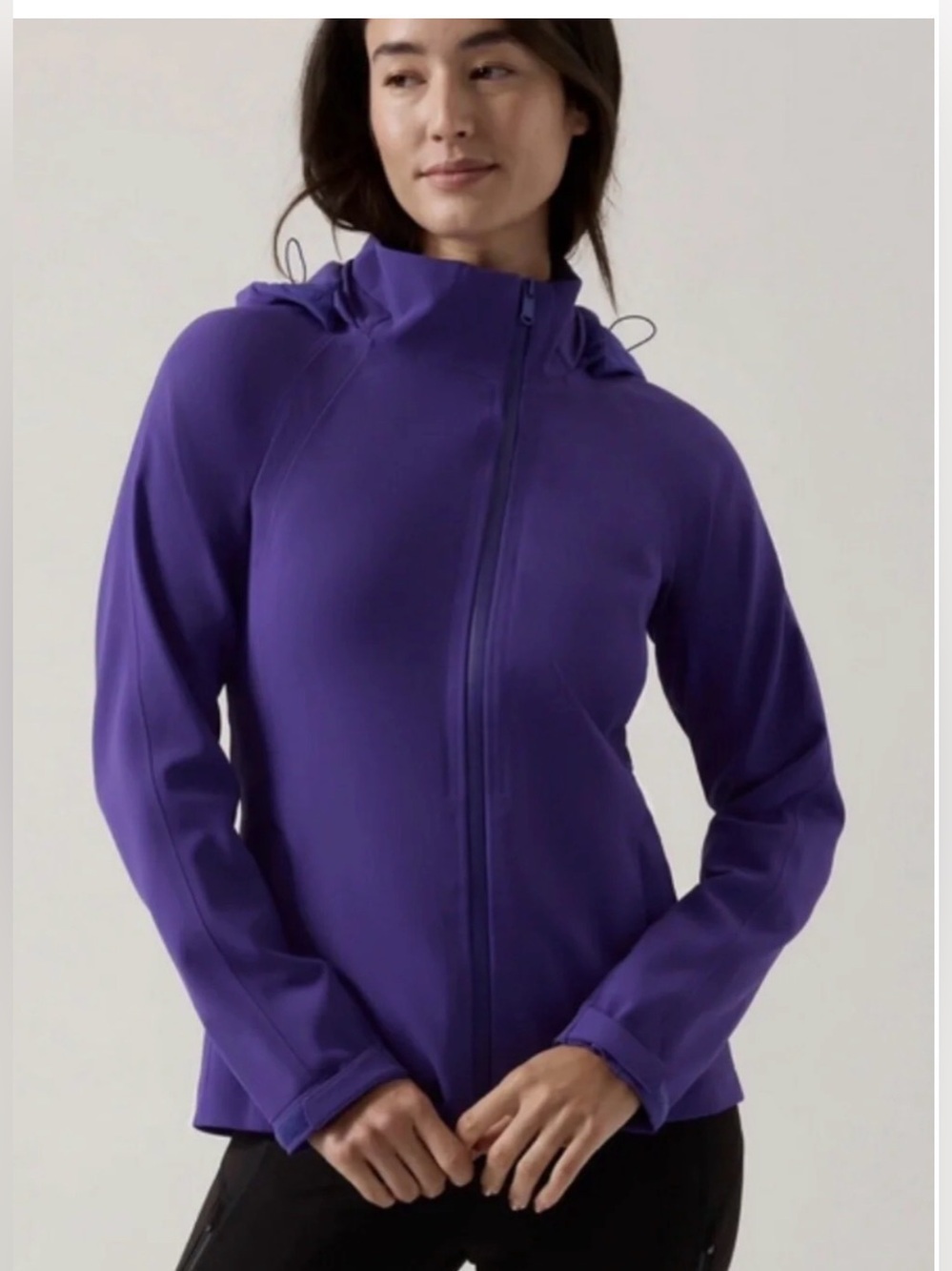 Athleta Rishi Hooded Softshell Jacket - athletic Purple size S